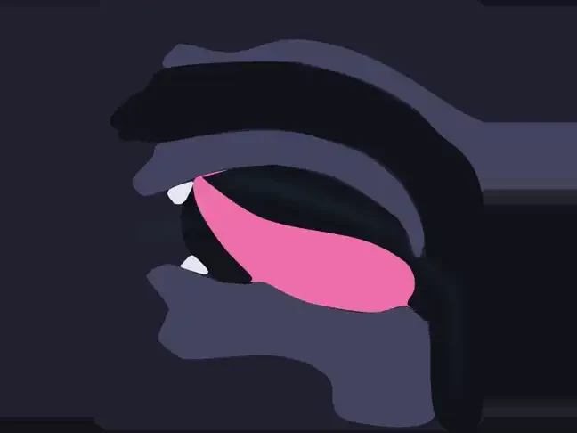 Animated articulation of a final ㄹ