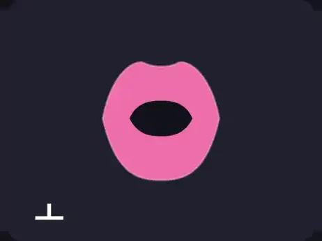 Animation of holding the mouth shape for ㅗ